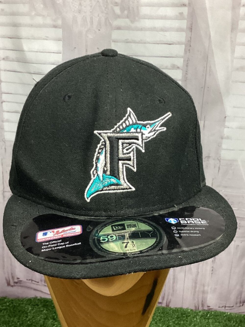 Florida Marlins New Era 59FIFTY Fitted Hat 7.5
